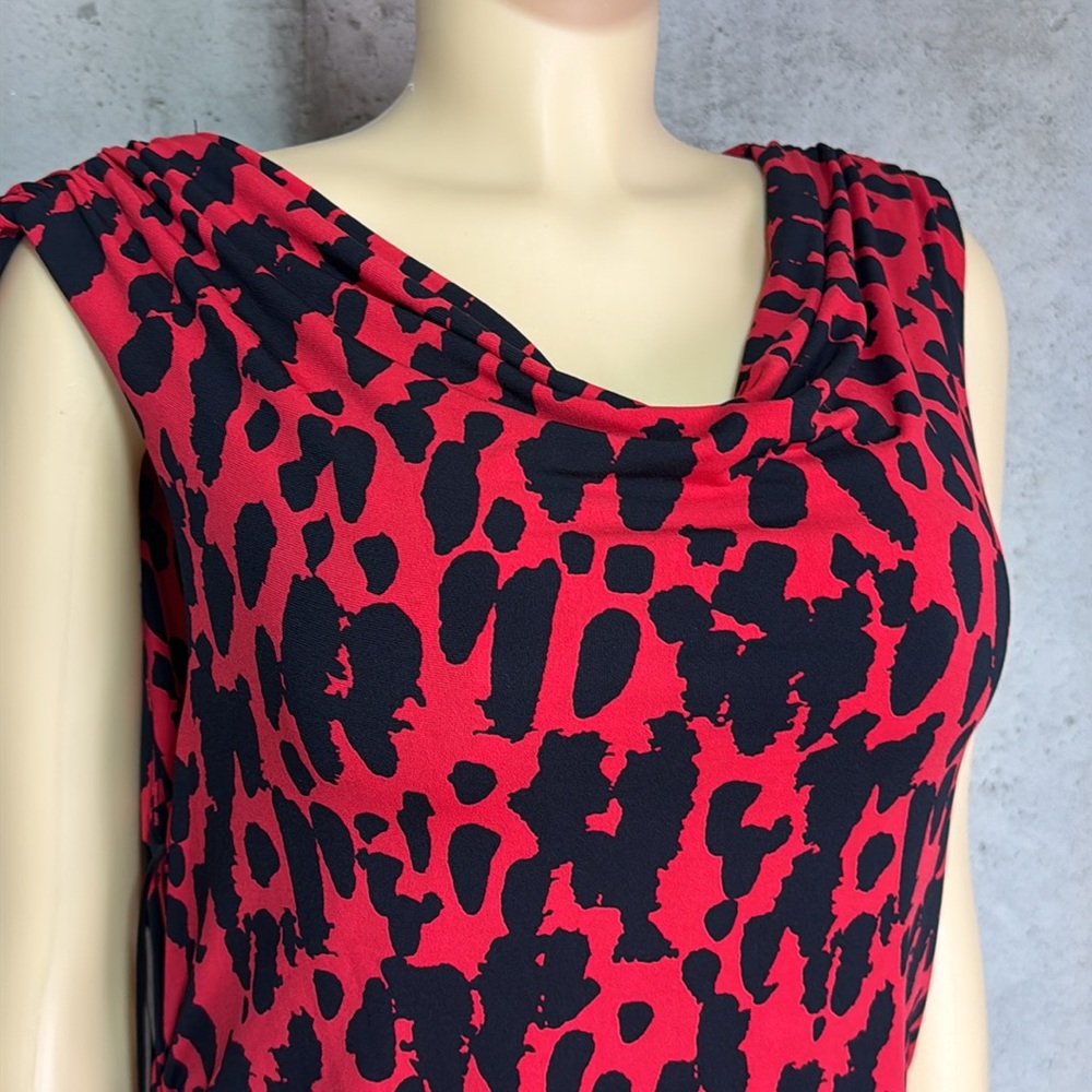 Michael Kors Bodycon Leopard print dress sz 14 - Picture 5 of 10